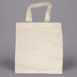 Non-Printed NATURAL Cotton Totes. 1